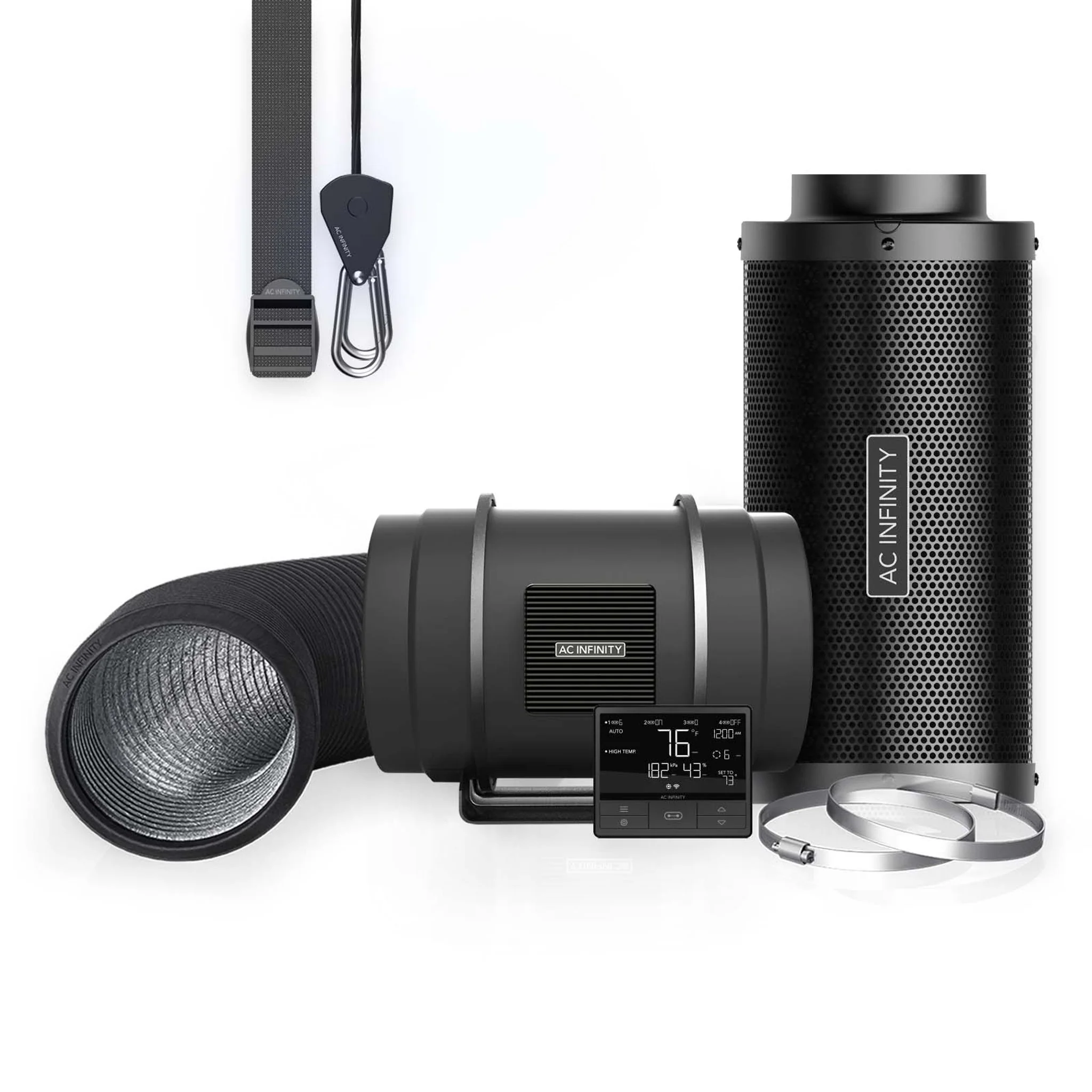 AC Infinity Cloudline 69 PRO EC Extraction Fan Kit - Image 3