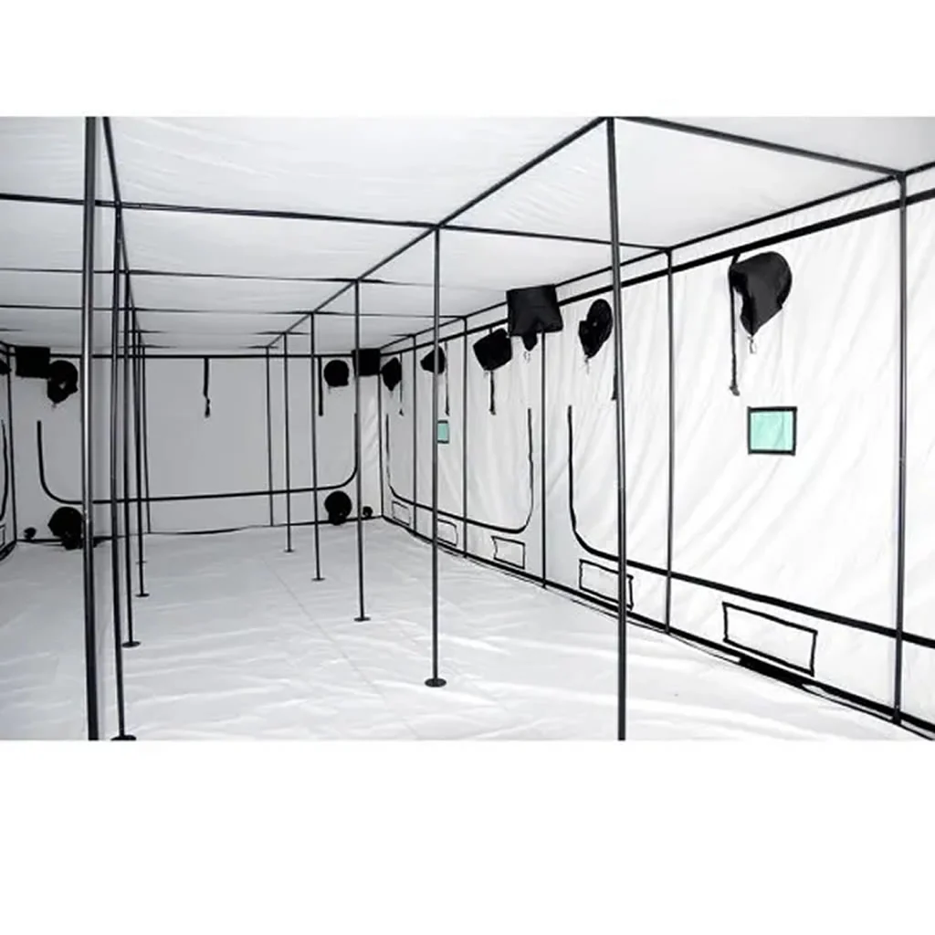 Budbox Pro Titan 9 - 9.0m x 4.5m x 2.4m - Grow Tent White - Image 3
