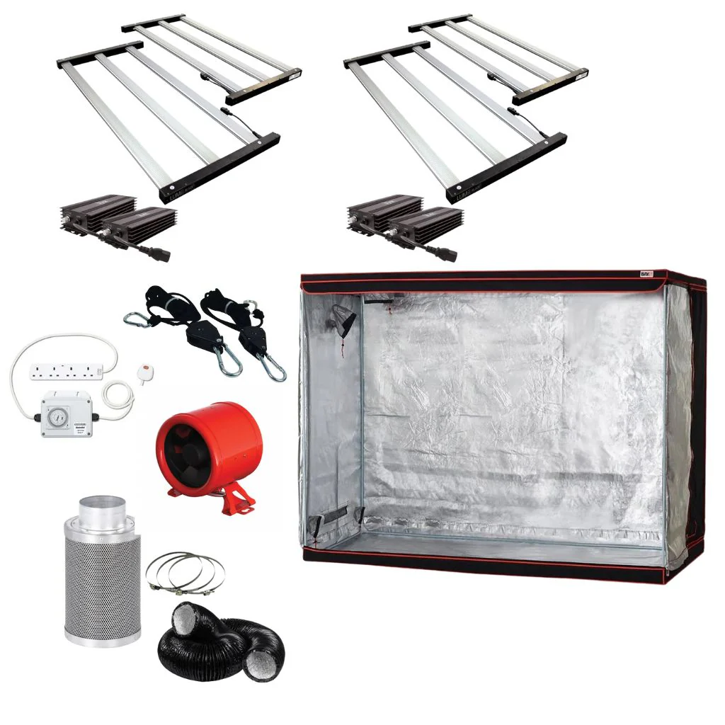 Lumii 1920w LED 2m x 3m Grow Tent Kit - Image 3