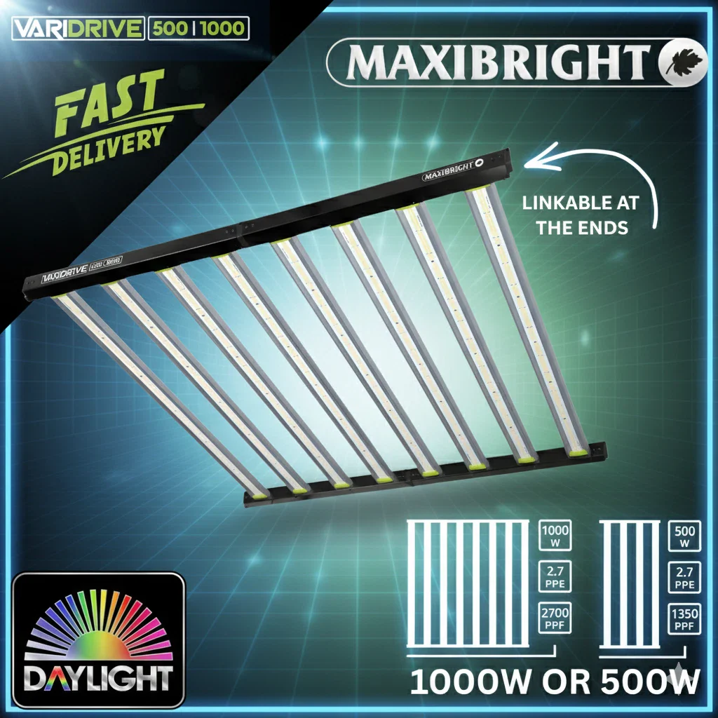 Maxibright Varidrive 500/1000w LED Grow Light - Image 2