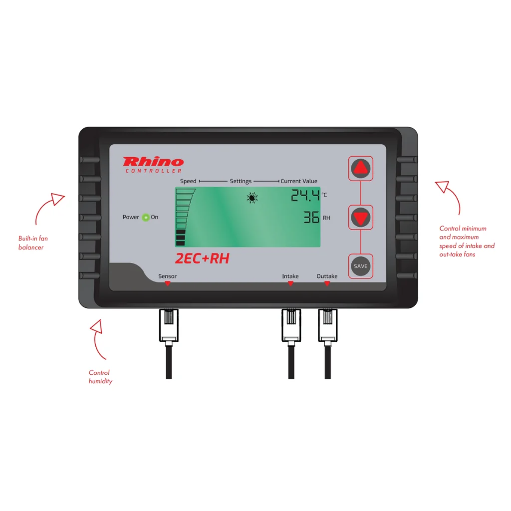 Rhino 2EC+RH Fan Controller - Image 2