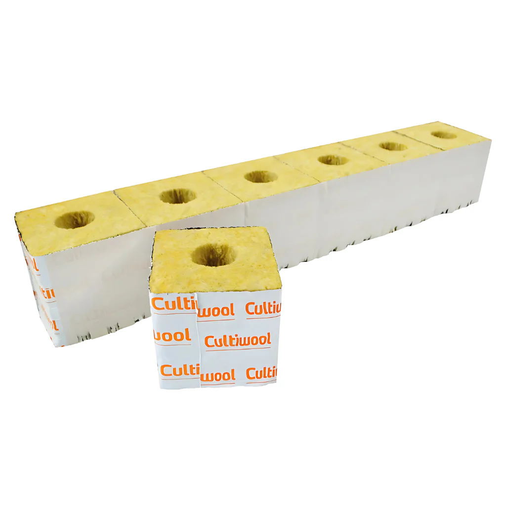 Rockwool 4 Inch Cubes - Large Hole - Image 4