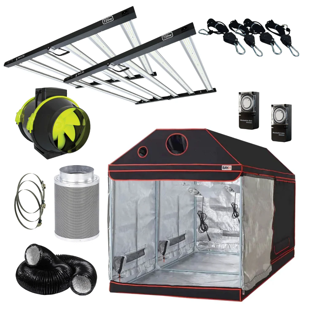 Solistek 720w LED - 2.4m x 1.2m Roof Tent Kit