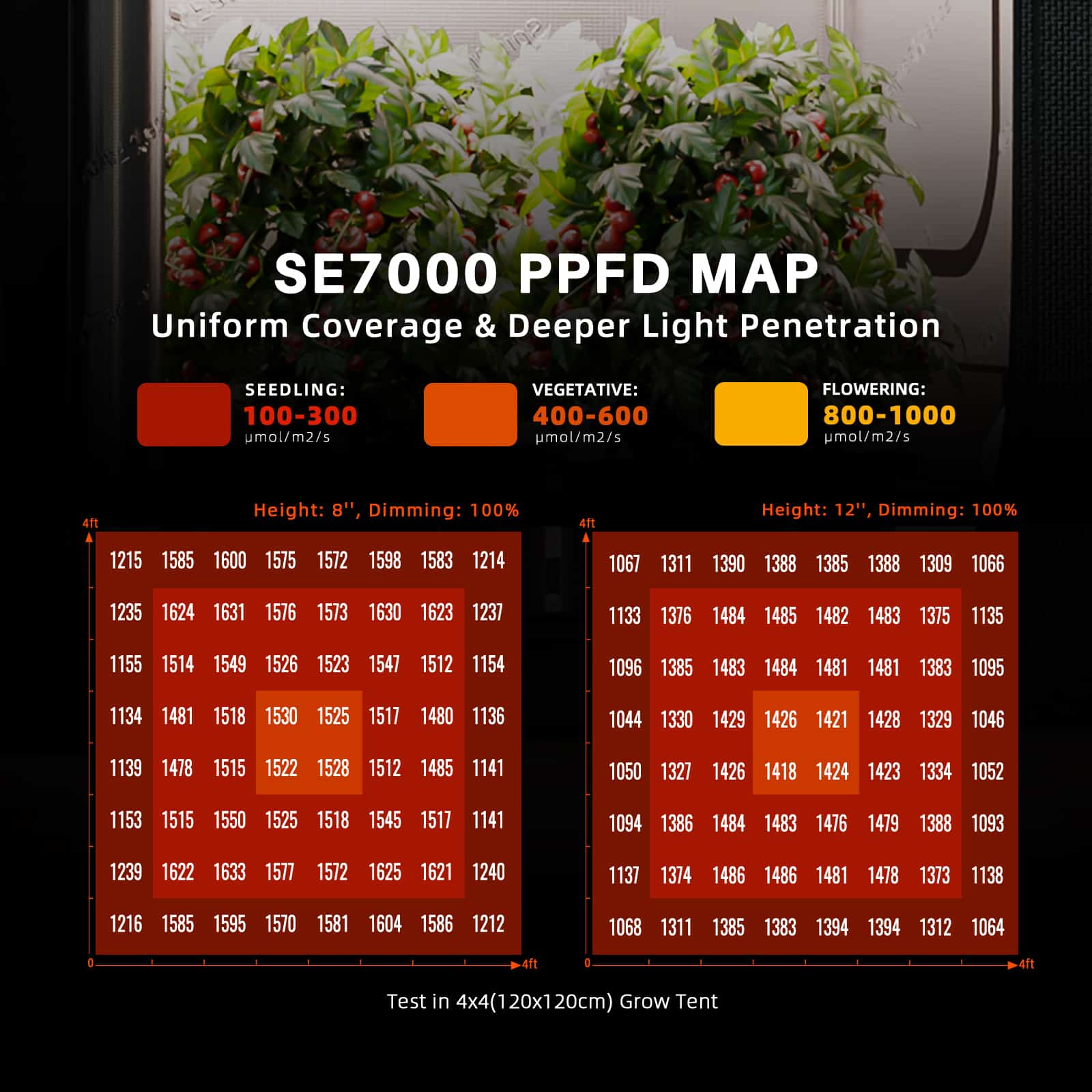 Spider Farmer SE7000 730W LED Grow Light New Version - Image 10
